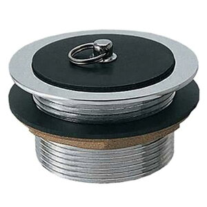 カクダイ ゴム栓つきウラネジ風呂栓 4121-40