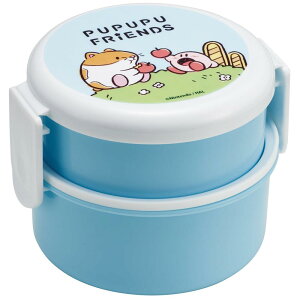 スケーター(Skater) 弁当箱 500ml 2段 丸型 おにぎりケース 抗菌 日本製 星のカービィ ONWR1AG-A