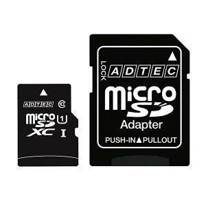AhebN microSDXCJ[h 128GB UHS1 SDϊAdaptert AD-MRXAM128G/U1