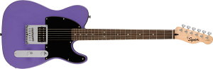 Squier by Fender �X�N���C���[ �G���L�M�^�[ Squier Sonic? EsquireR H, Laurel Fingerboard, Black Pickguard, Ultraviolet �\�t�g�P�[�X�t��