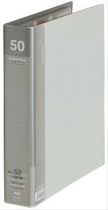 キングジム クリアファイル 差替式 大量ポケット 30穴 A4タテ ライトグレー 3139-3-LG