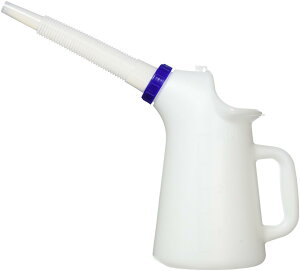 AZ(エーゼット) オイルジョッキ フタ&こし網付き (ポリジョッキ/ポリジョッキー/オイルジョッキ) (3L)