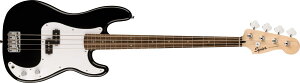 Squier by Fender �X�N���C���[ �G���L�x�[�X Squier Sonic? Precision BassR, Laurel Fingerboard, White Pickguard, Black �\�t�g�P�[�X�t��