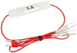 エーモン(amon) AODEA(オーディア) ミニ平型ヒューズ電源 10Aヒューズ差替用 ヒューズボックスから電源が取り出せる 2040