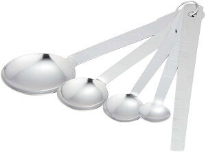 和平フレイズ 調理器具 ステンレス計量スプーン ジー・クック 4本組 1ml 2.5ml 5ml 15ml 食洗器対応 日本製 GC-216