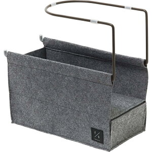 コジット テーブル下収納 デスク下 リモコンやティッシュを机の下に隠してスッキリ! 吊り下げ収納ケース お子様のリビング学習に 隠して収納リビングラック グレー