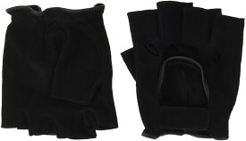 レザックス JOYFIT シープスエードグローブ 半指羊革 黒 PS-1