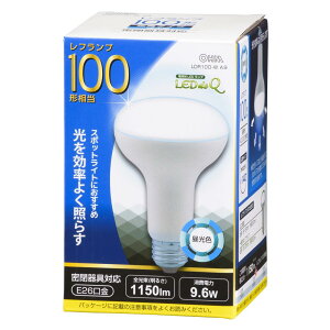 OHM LED�d�� ���t�����v�` E26 100�`���� 10W �����F LDR10D-W A9 06-0792