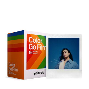Polaroid(�|�����C�h) �C���X�^���g�t�B���� Polaroid Go film ? double pack �J���[�t�B���� 16������ �t���[���J���[�� (6017)