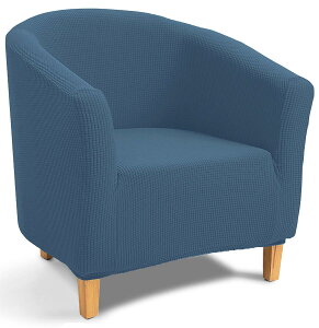 TIANSHU ソファーカバー 1人掛け, 肘付き 一体型 きチェアカバー 無地 縦横弾力 ストレッチ フィットタイプ 滑り止め 柔らかい 伸縮素材伸び良く 四季適用 超便利 (チェック柄ポリエステル生地