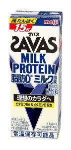 SAVAS(�U�o�X) MILK PROTEIN ���b0 �~���N���� 200ml×24�{ �Ö����s�g�p ���� �~���N�v���e�C��