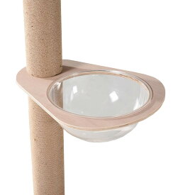 【RAKU】 新開発 木登りタワー キャット宇宙船 拡張パーツ 木登りタワーの追加 交換用 宇宙船 猫 360°視野 猫ベッド 透明 通気 猫用品 安全素材使用（宇宙船ハンモック）