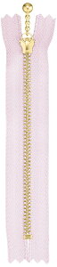 Y.K.K �S�[���h �ʕt�� �t�@�X�i�[ �~�� 10�{�� ����12cm #512 �s���N 3MGC-12