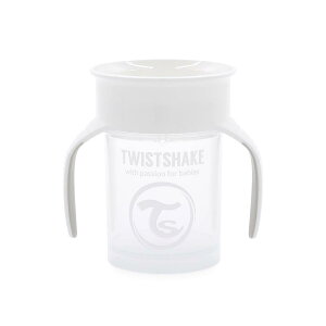 TWISTSHAKE cCXgVFCN 360Jbv ǂł߂ RbvݗK xr[}O 230ml 6~ kfUC White