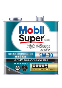 ���[�r��(Mobil) �G���W���I�C�� Mobil Super 2000 High Mileage 5W-30 SP GF-6A ���������� 3L
