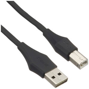 �o�b�t�@���[ BUFFALO �ǂ�����USB2.0�P�[�u�� (A to B) 2m �u���b�N BSUABDU220BKA