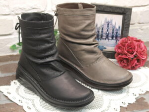 【Put's】プッツ 厚底ショートブーツ 83423 (8342)【ブラック・グレー】【ブラックのみ取り寄せ可】【25FW】