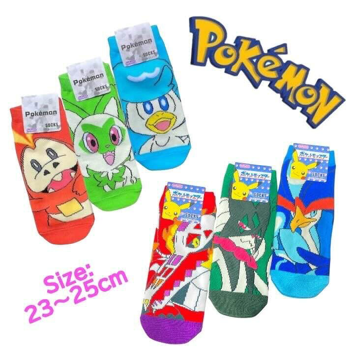 楽天市場】ポケモン 大人用 靴下 23-25cm ホゲータ ニャオハ クワッス 
