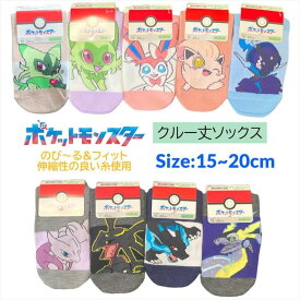 ポケモン ジュニア 靴下 15-20cm リザードン ガラルファイヤー レックウザ サケブシッポ ニャオハ くつした ソックス クルー丈 キッズ ベビー 男の子 女の子 子供 子ども こども 幼稚園 保育園 ポケットモンスター 人気 キャラクター グッズ かわいい プレゼント ギフト 記念