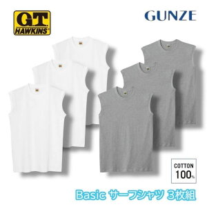 G.T.HAWKINS �z�[�L���X �T�[�t�V���c ��100% �O���[ GUNZE | �����Y �j�� �m�[�X���[�u �C���i�[ ���Ȃ� �^���N�g�b�v M-LL hk15183 �M�t�g �v���[���g