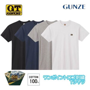 G.T.HAWKINS �z�[�L���X T�V���c ��100% �O���[ GUNZE | �����Y �j�� �a�m t�V���c �C���i�[ ���� hk2113b M-LL �M�t�g �v���[���g