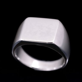 【サイズ展開あり】シグネチャー リング シルバー925 鏡面仕上げ 送料無料