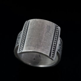 【サイズ展開あり】シールド シルバー900 ハンドメイド リング 送料無料