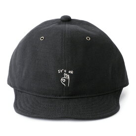 【ショートつば】Basiquenti アンパイヤキャップ Field Hand Sign Ball Cap フィールド ハンドサイン キャップ 帽子 ショートブリム 短い 小つば ツバ短 おしゃれ アウトドア サイズ調整 レディース メンズ オールシーズン 通年 春夏 夏用 秋冬 5色 フリーサイズ bch-s90461