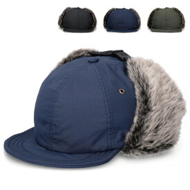 【耳あて付き】ベーシックエンチ Nylon Ripstop Flap Cap ナイロン リップストップ フラップキャップ 帽子 レディース メンズ 秋冬 防寒 イヤマフ アウトドア スノーボード 登山 ショートつば フライトキャップ 耳当て トラッパー 暖かい 3色 フリーサイズ bcl-n90468