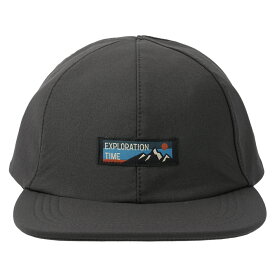 【洗える 抗菌 消臭】ベーシックエンチ Mountain Label Cap マウンテン レーベル キャップ レトロ ロゴ マウンテン EXPLORATION TIME タグ 帽子 レディース メンズ 山登り 登山 キャンプ ゴルフ アウトドア ハイキング 手洗い 洗濯 フリーサイズ 全4色 bcq-y31887