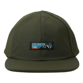 【洗える 抗菌 消臭】ベーシックエンチ Mountain Label Cap マウンテン レーベル キャップ レトロ ロゴ マウンテン EXPLORATION TIME タグ 帽子 レディース メンズ 山登り 登山 キャンプ ゴルフ アウトドア ハイキング 手洗い 洗濯 フリーサイズ 全4色 bcq-y31887