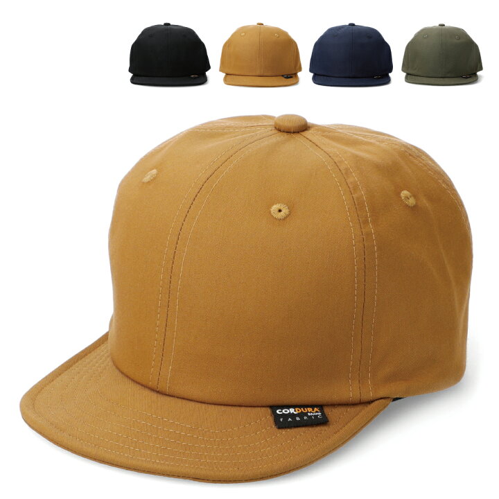 楽天市場 大きいサイズ ショートつば 日本製コーデュラ素材 ベーシックエンチ キャップ Cordura Chino Ball Cap コーデュラ チノ ボールキャップ アンパイヤキャップ 帽子 レディース メンズ サイズ調整 オールシーズン ショートブリム 小つば ツバ短 男女兼用 全4色