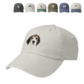 【ニューハッタン ボディ】ベーシックエンチ Animal Embroidery Cap アニマル エンブロイダリー キャップ 動物 犬 猫 帽子 レディース メンズ リアル 刺繍 ゴルフ アウトドア ビンテージ ローキャップ ハイキング Newhattan ペット サイズ調整 フリーサイズ nh-1200ani