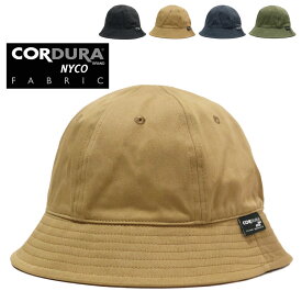 【日本製コーデュラ生地 バックサテン】ベーシックエンチ Cordura NYCO Crew Hat コーデュラ クルーハット バケハ バケツ M-51 モッズコート 綿 混紡 インビスタ 伸縮 帽子 ハット レディース メンズ サイズ調整 アウトドア ゴルフ フリーサイズ 全4色 bcn-y21798