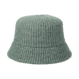 【抗菌 消臭】ベーシックエンチ Rib Bucket Hat リブ バケットハット サーモ 形状記憶 通気性 バケット ハット 帽子 レディース サイズ調整 秋冬 ダウンブリム 下がりツバ クロシェ クロッシェ 無地 シンプル バケハ バケツ フリーサイズ 全3色 lca-k17533