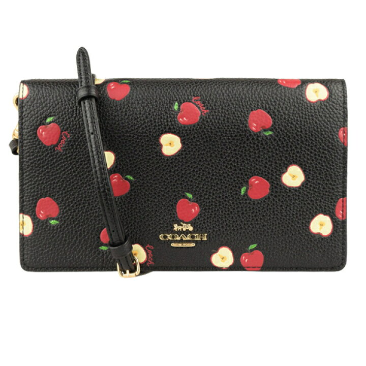 楽天市場】コーチ 財布 COACH ショルダーウォレット 長財布 アップル柄 