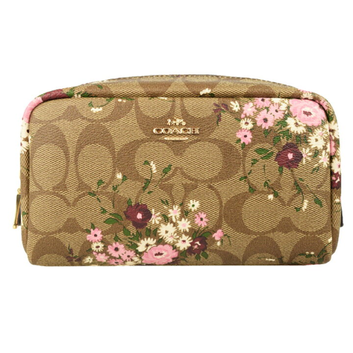 楽天市場】コーチ COACH ポーチ シグネチャー 花柄 アウトレット品 