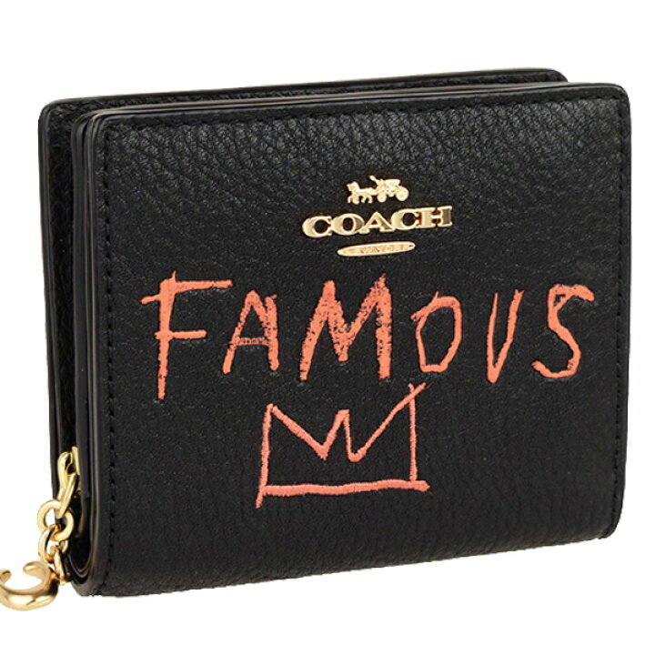 楽天市場】コーチ 財布 COACH 二つ折り財布 COACH×BASQUIAT バスキア 