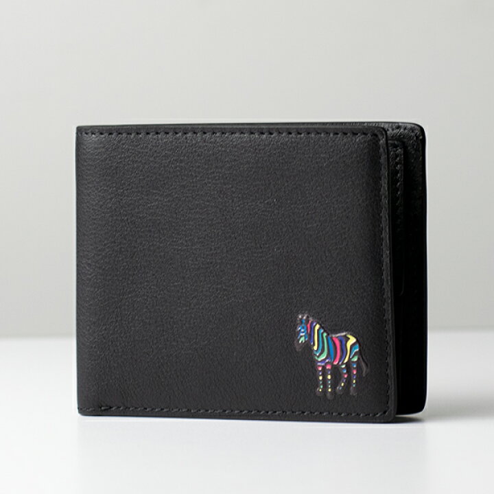 楽天市場】ポールスミス 財布 メンズ 二つ折り財布 ブラック WALLET B 