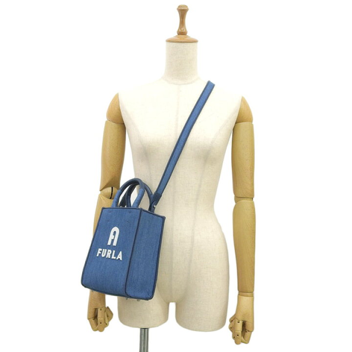 楽天市場】フルラ バッグ レディース 2WAY トートバッグ デニム FURLA 