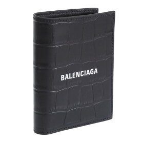 バレンシアガ 財布 メンズ 二つ折り財布 アウトレット レザー ブラック 6815791ROP31000 BALENCIAGA バレンタイン 早割