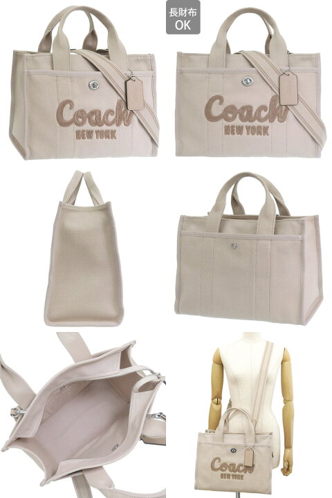 COACH カーゴ トート 34 2way ホワイト CAM70 楽天市場】コーチ バッグ 