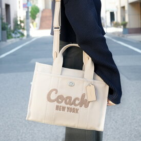 コーチ バッグ レディース トートバッグ カーゴトート 2WAY ショルダーバッグ ベージュ CARGO TOTE CP158LHVRA COACH お誕生日プレゼントにもおすすめ 楽天スーパーセール