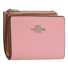 コーチ 財布 レディース 二つ折り財布 アウトレット品 レザー ピンク XGRN LTHR BFLD WLT CR983SVVDT COACH 楽天スーパーセール