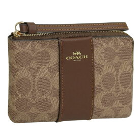 コーチ 小物 レディース ポーチ アウトレット品 CRN ZIP SIG LTH STRP CW854 COACH