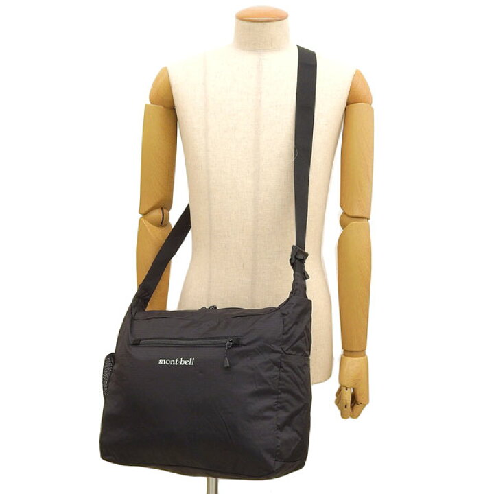 ポケッタブル ライトショルダー M｜モンベル mont-bell モンベル　ポケッタブルライトショルダー L ブラック