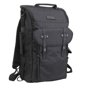 【LEON 掲載品】 リンレ バッグ メンズ リュックサック ナイロン ブラック 6686M-BLACK RINRE A4対応