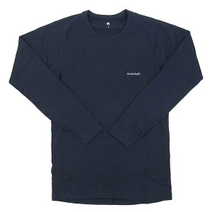 �����x�� �ߗ� �����Y �A���_�[�E�G�A M �|���G�X�e�� �l�C�r�[ ZEO-LINE Middle Weght Round Neck RM1107704NV mont-bell