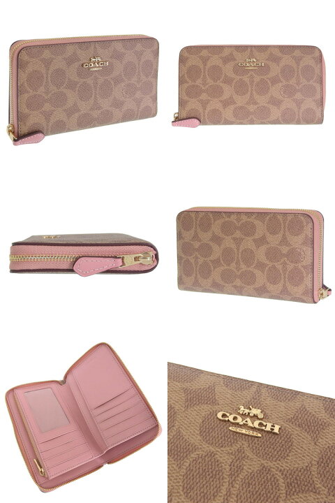 楽天市場】コーチ 財布 COACH ラウンドファスナー 中長財布 