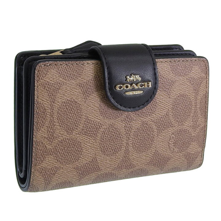 楽天市場】コーチ 財布 COACH 二つ折り財布 シグネチャー アウトレット 